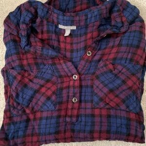 Charlotte Russe Oversized Flannel